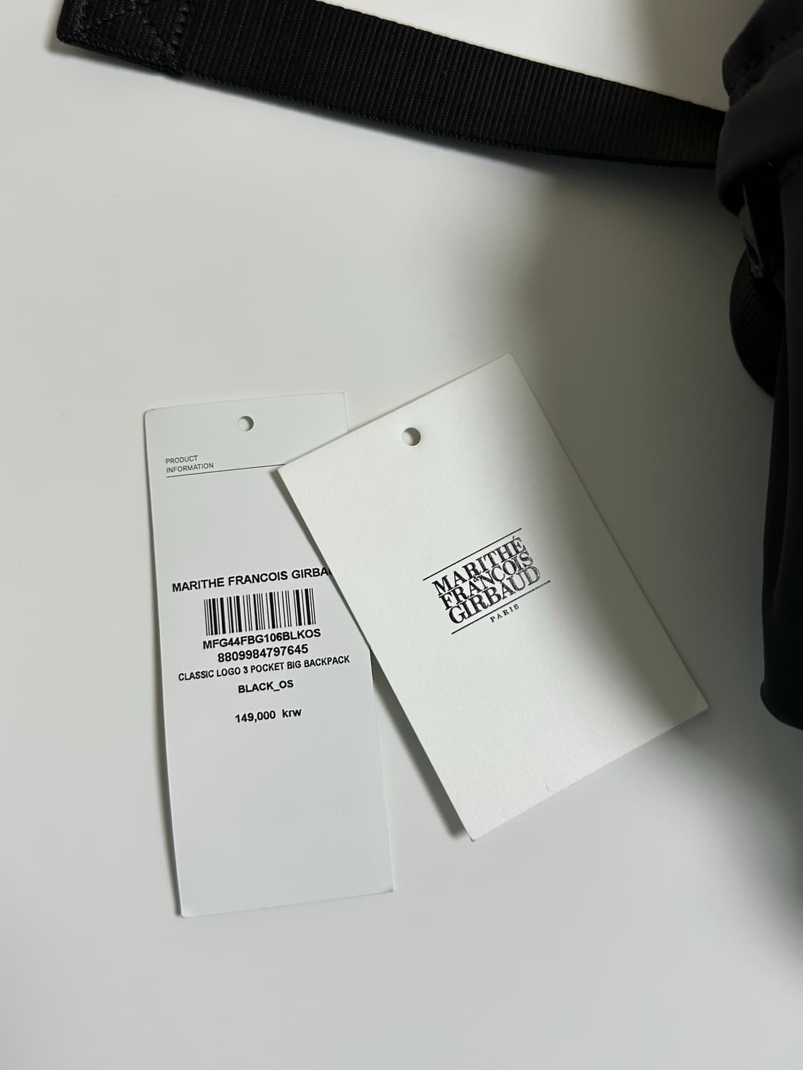 마리떼프랑소와저버 클래식 로고 3포켓 백팩 상품이미지5