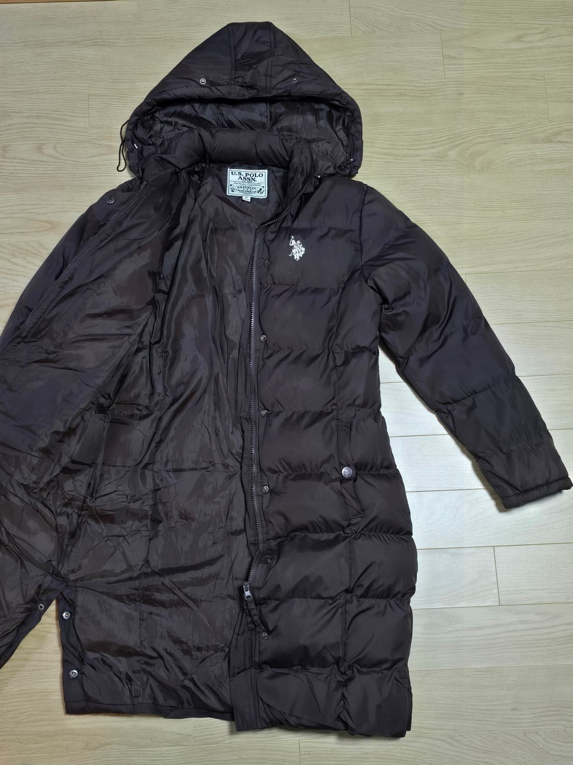 유에스폴로에센 다운 롱패딩 S사이즈 상품이미지2