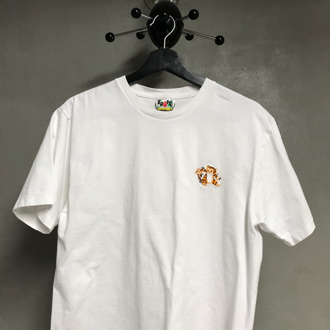 베이프 타이거 자수 반팔 티셔츠 L 상품이미지2