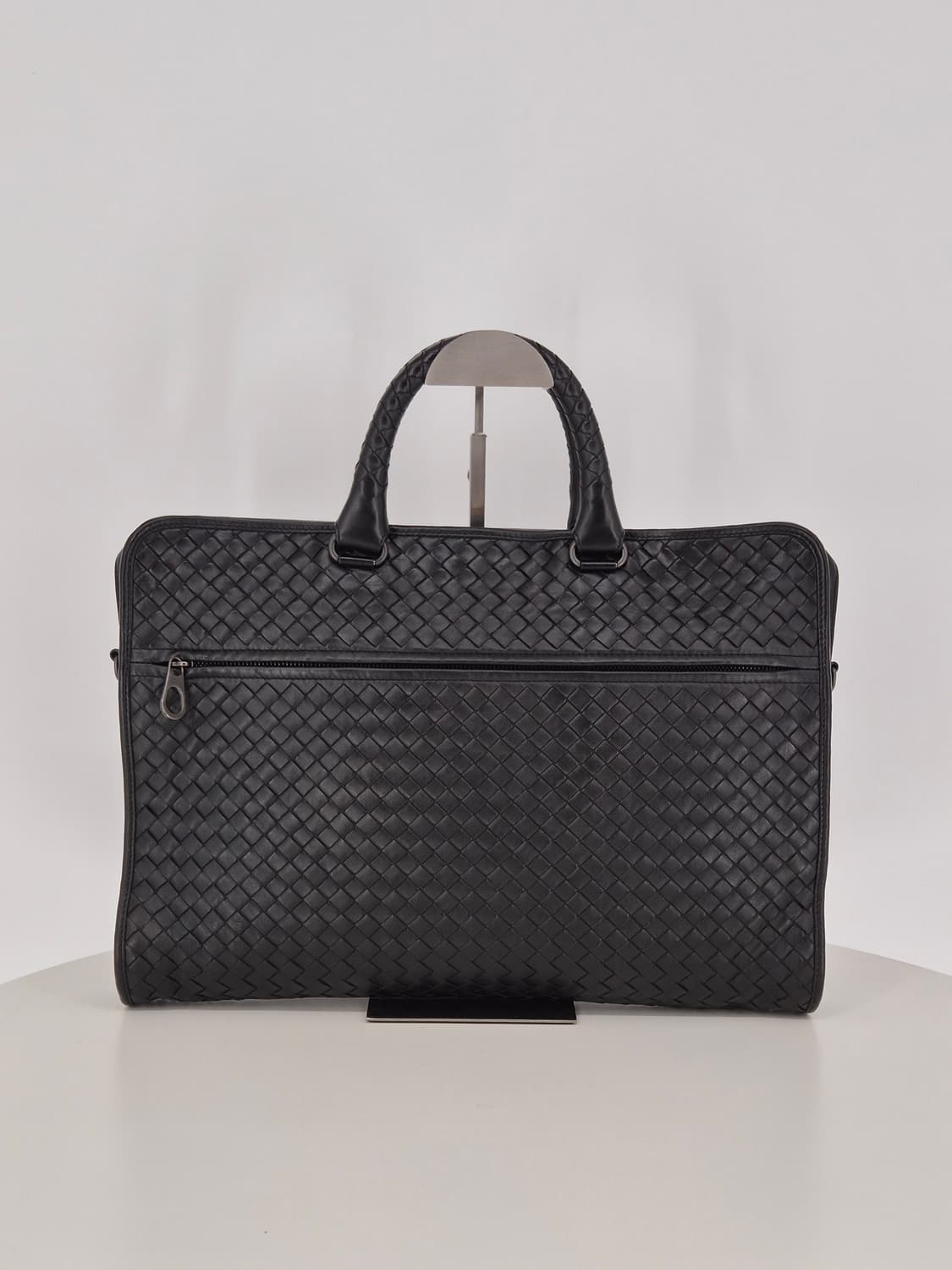 보테가베네타 인트레치아토 블랙 브리프케이스 상품이미지1