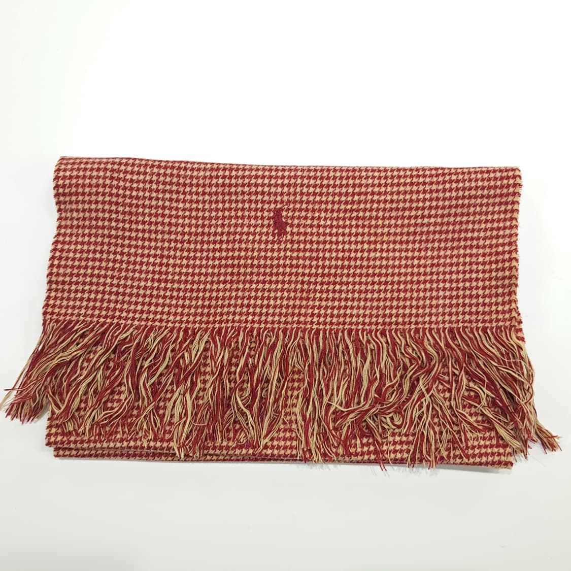 MX318 폴로 랄프로렌 레드 하운드투스 프랑스코튼 목도리 머플러 상품이미지7