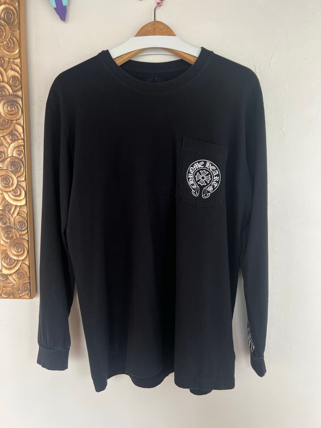 [L] 크롬하츠 LA한정 플로랄 홀스슈 롱슬리브 상품이미지1