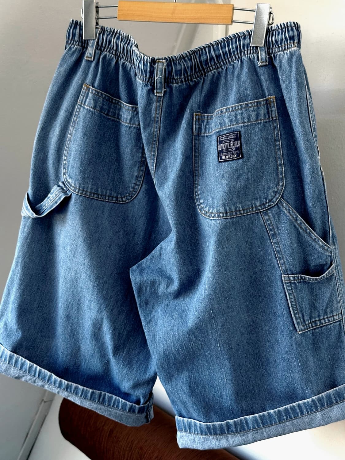 Cotton denim utility painter shorts 상품이미지6