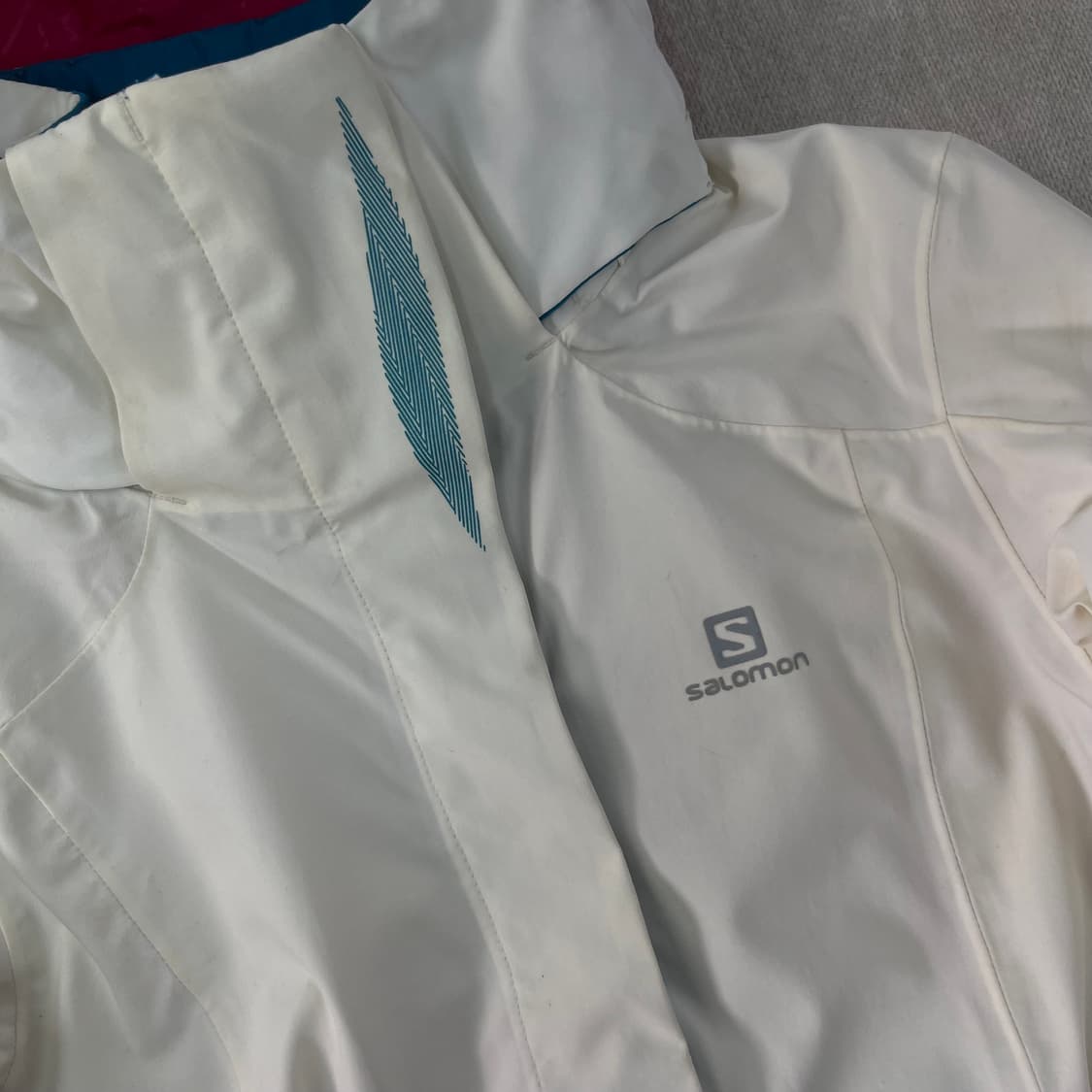 W 95 살로몬 브릴리언트 화이트 다운 자켓 상품이미지2