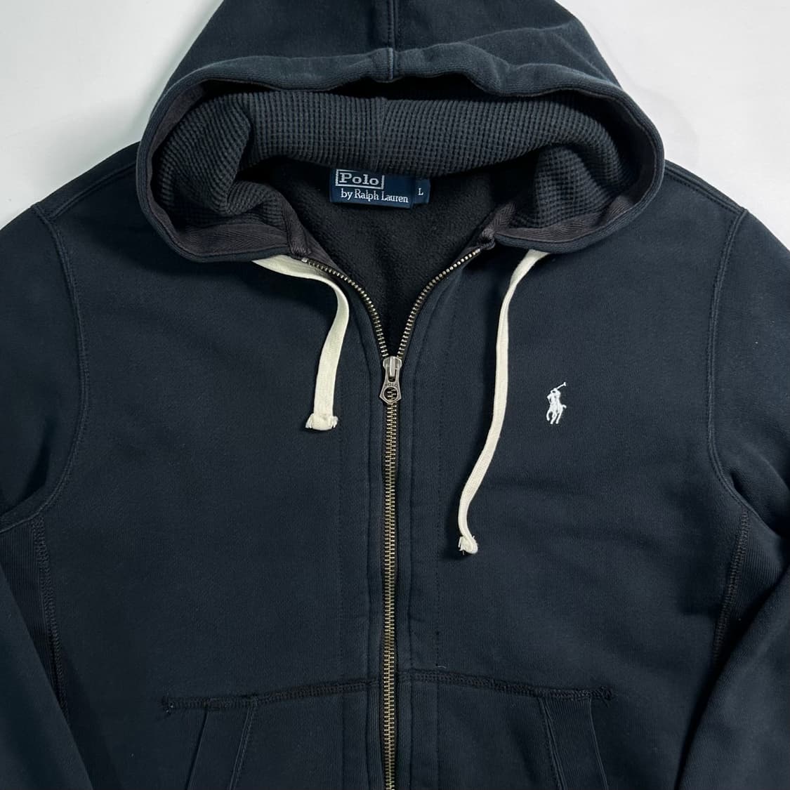 폴로 랄프로렌 블랙 후드집업 상품이미지2