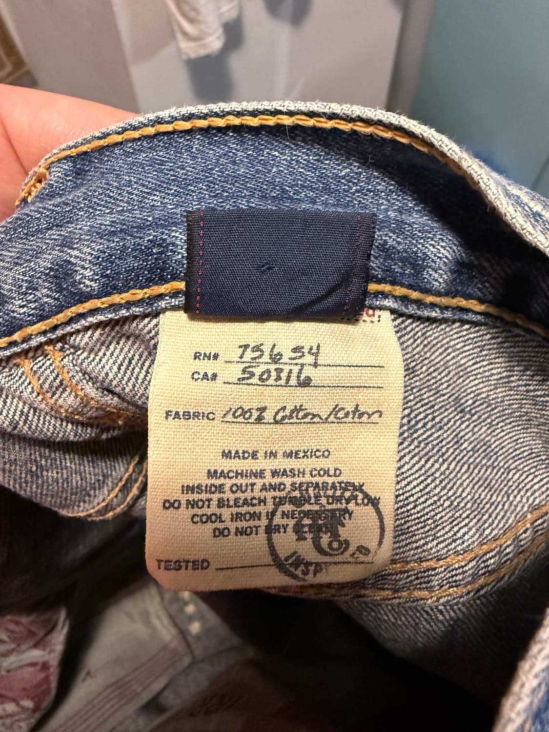 Abercrombie PORTER 페인팅 진 31 x30 상품이미지8