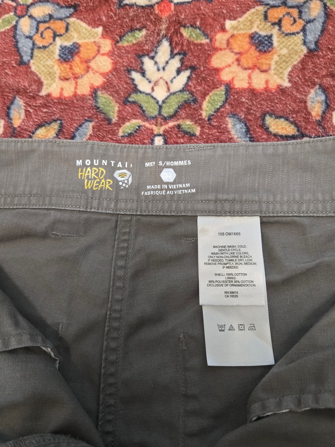 마운틴하드웨어(Mountain Hardwear) 코튼 아웃도어 팬츠/32 상품이미지3
