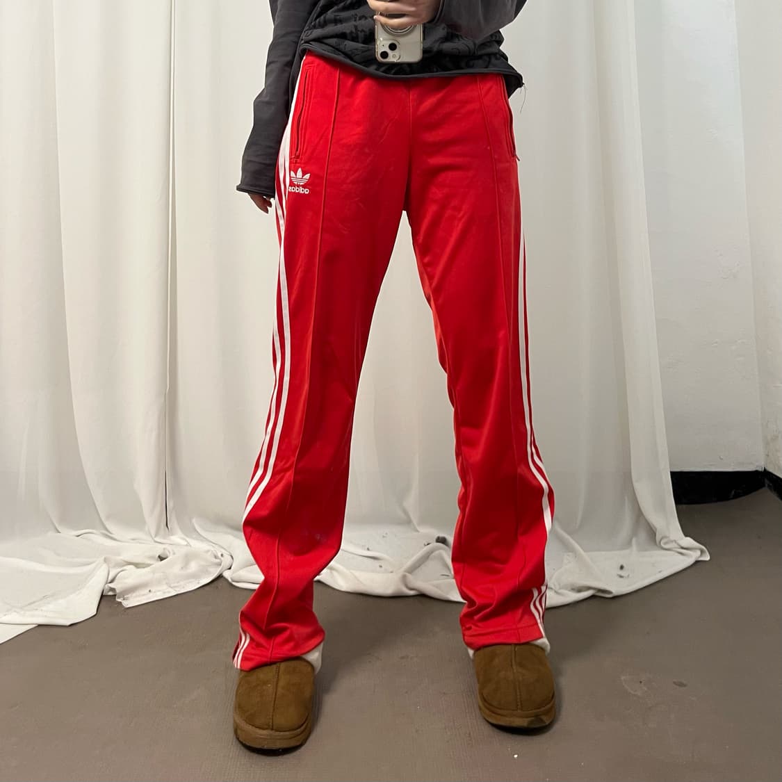Adidas Red Firebird Track Pants 상품이미지1