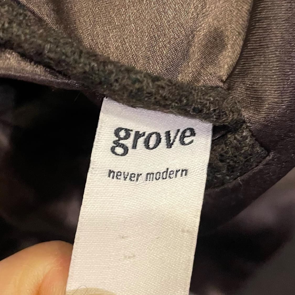 그로브 브라운 롱 코트(Free) 상품이미지3