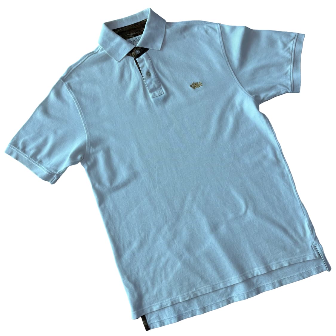 타미 힐피거 카모플라쥬 디테일 화이트 피케 셔츠 상품이미지1