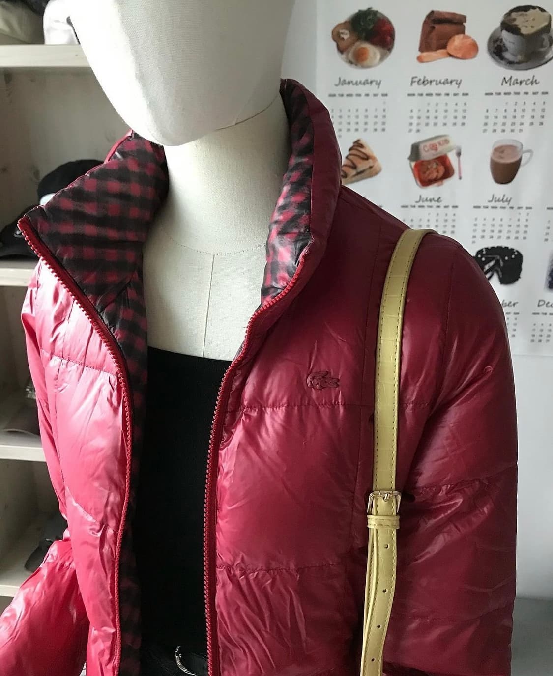 라코스테 글로시 리버시블 패딩 상품이미지2