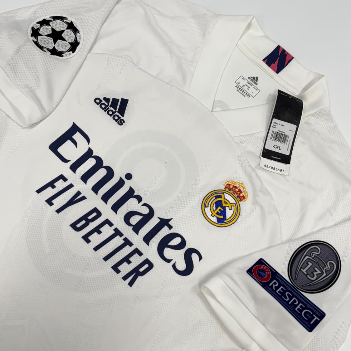 아디다스 20 21 레알 마드리드 셋업 크로스 유니폼 상품이미지4