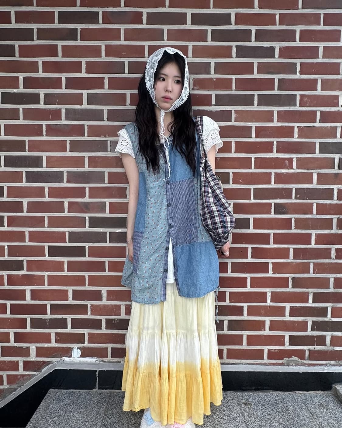 과일가게 모리소녀 빈티지 코디세트 3pcs 상품이미지3