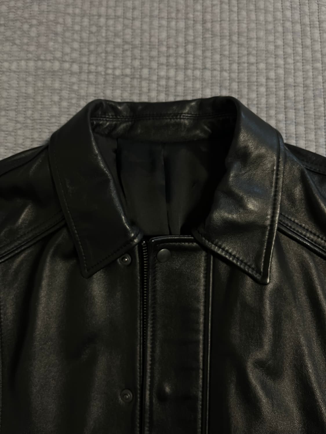 M) 유스 레더 봄버  상품이미지7