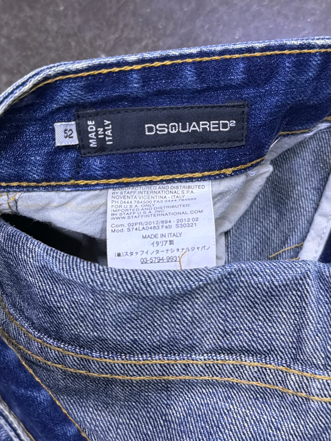 디스퀘어드2 루키 포켓 슬림 스트레이트핏 데님팬츠 52 상품이미지10