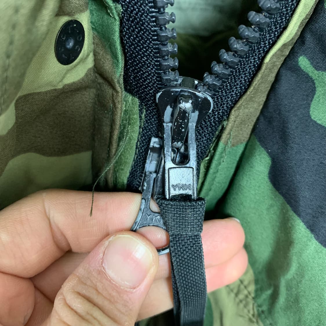 90‘s US Army 미군 우드랜드 카모 1세대 고어텍스 자켓 상품이미지5