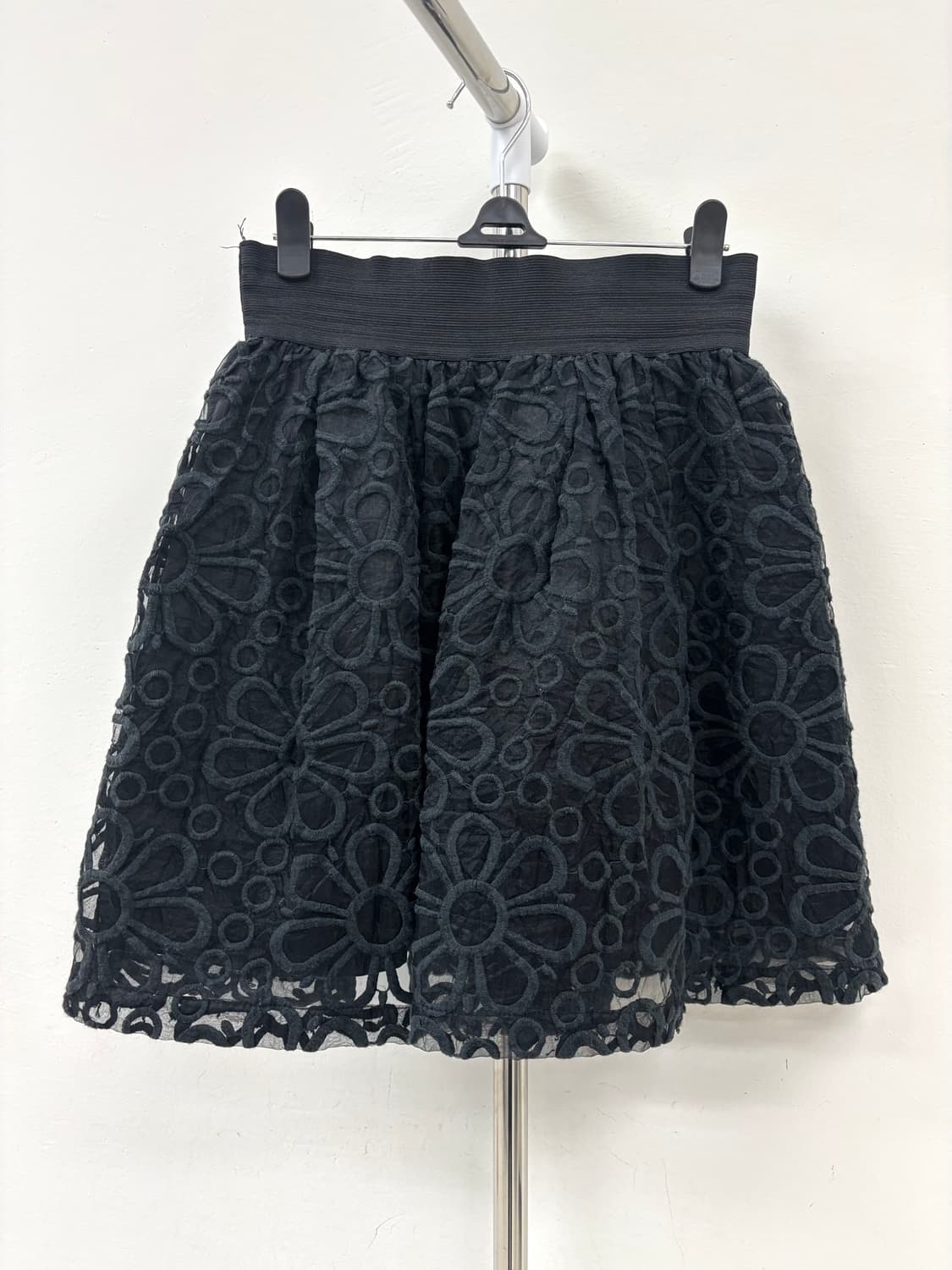 빈티지 블랙 플로럴 스커트 상품이미지6