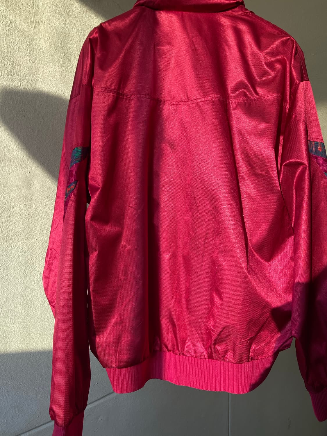 챔피온 레트로 푸시아핑크 후드 내장 바람막이 상품이미지6