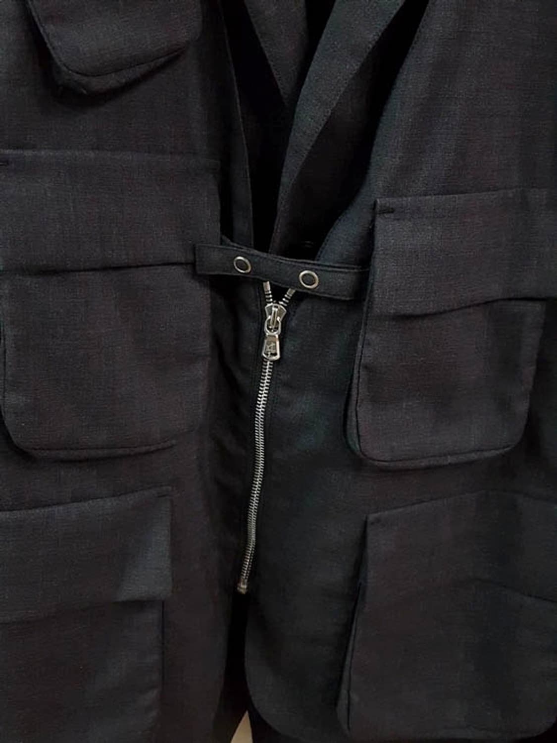 언어펙티드 레이어드 자켓 차콜 그레이 L 상품이미지3