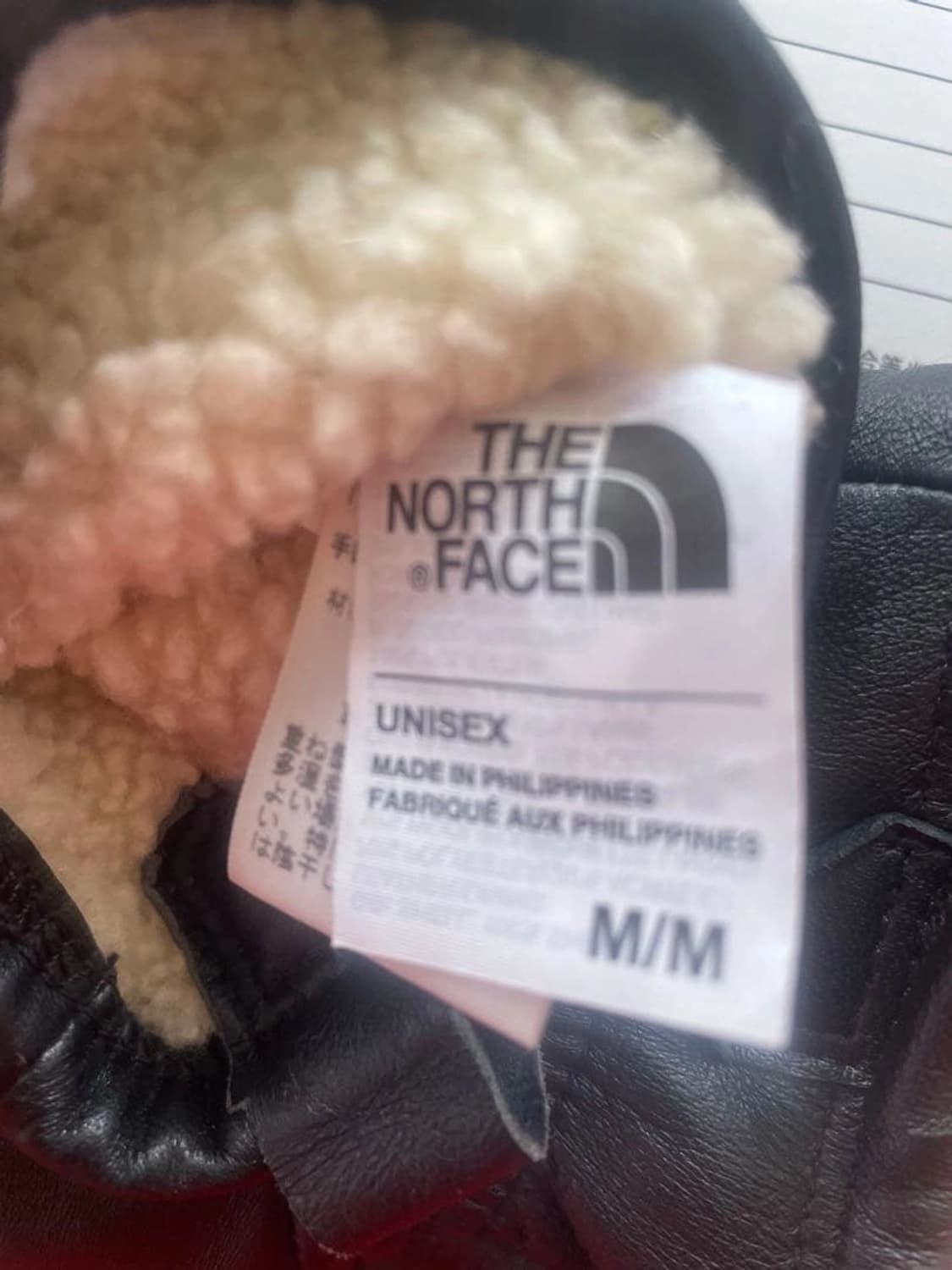 17FW 슈프림 x 노스페이스 레더 장갑 상품이미지4