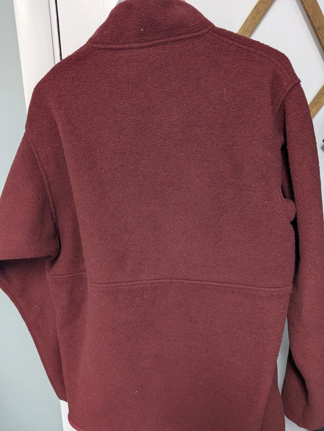 00FW 멕시코 파타고니아 신칠라 마수피얼 플리스 풀오버 버건디 상품이미지5