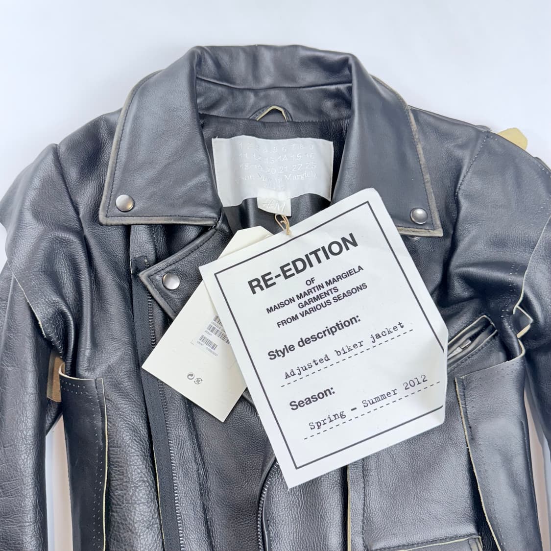 Maison Margiela X H&M leather jacket 상품이미지4