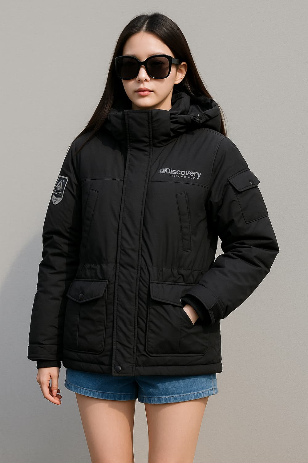디스커버리 익스페디션. 여성 구스다운 패딩 점퍼_90 상품이미지1