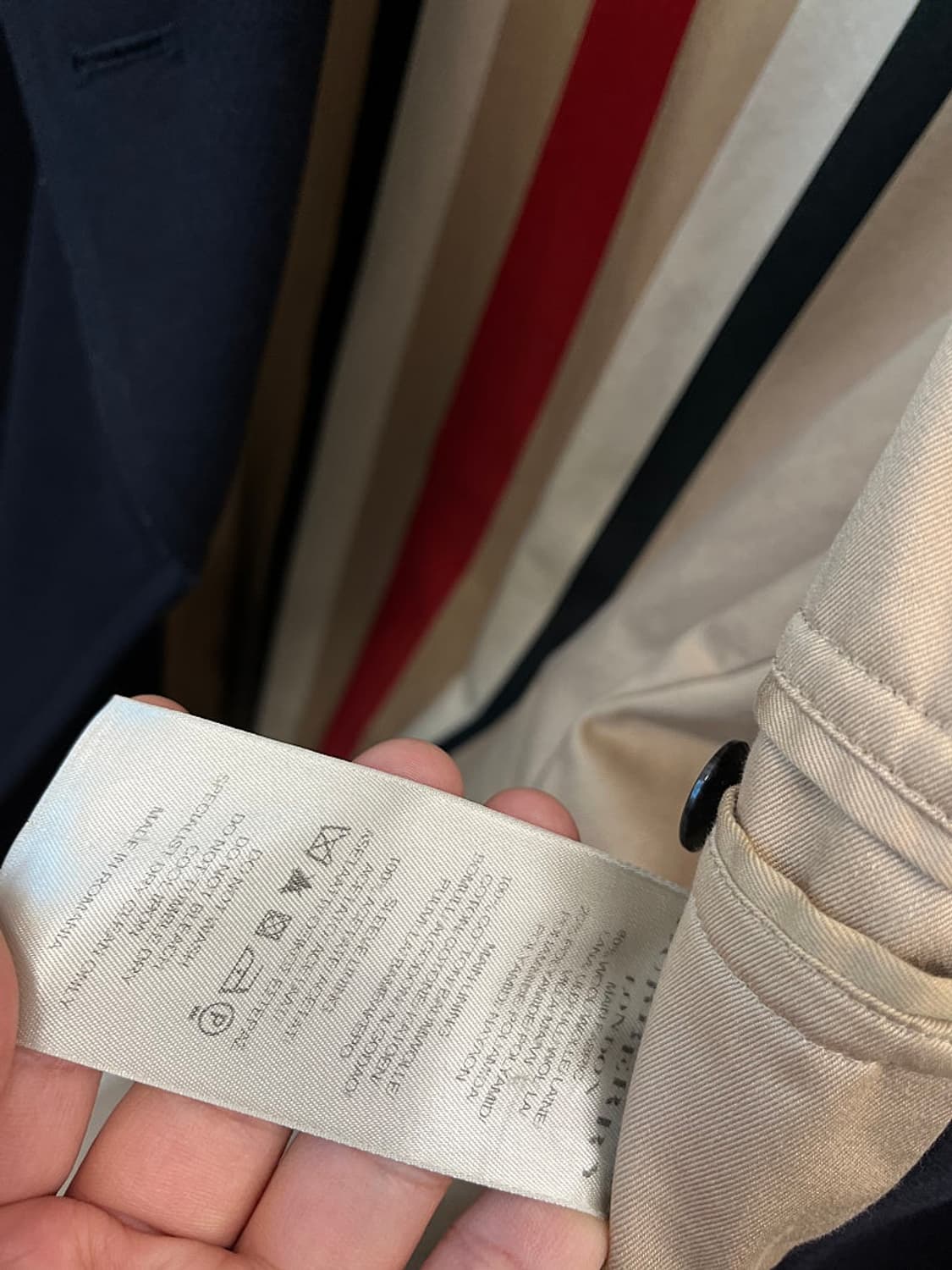 105) 버버리 런던 더블블레스티드 울코트  상품이미지6