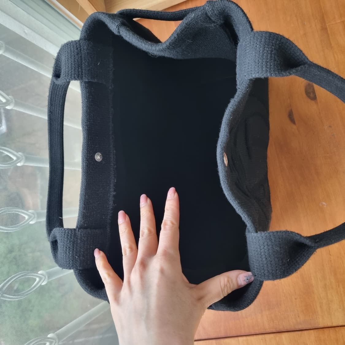 Armani Jeans 블랙 니트 가방 상품이미지4