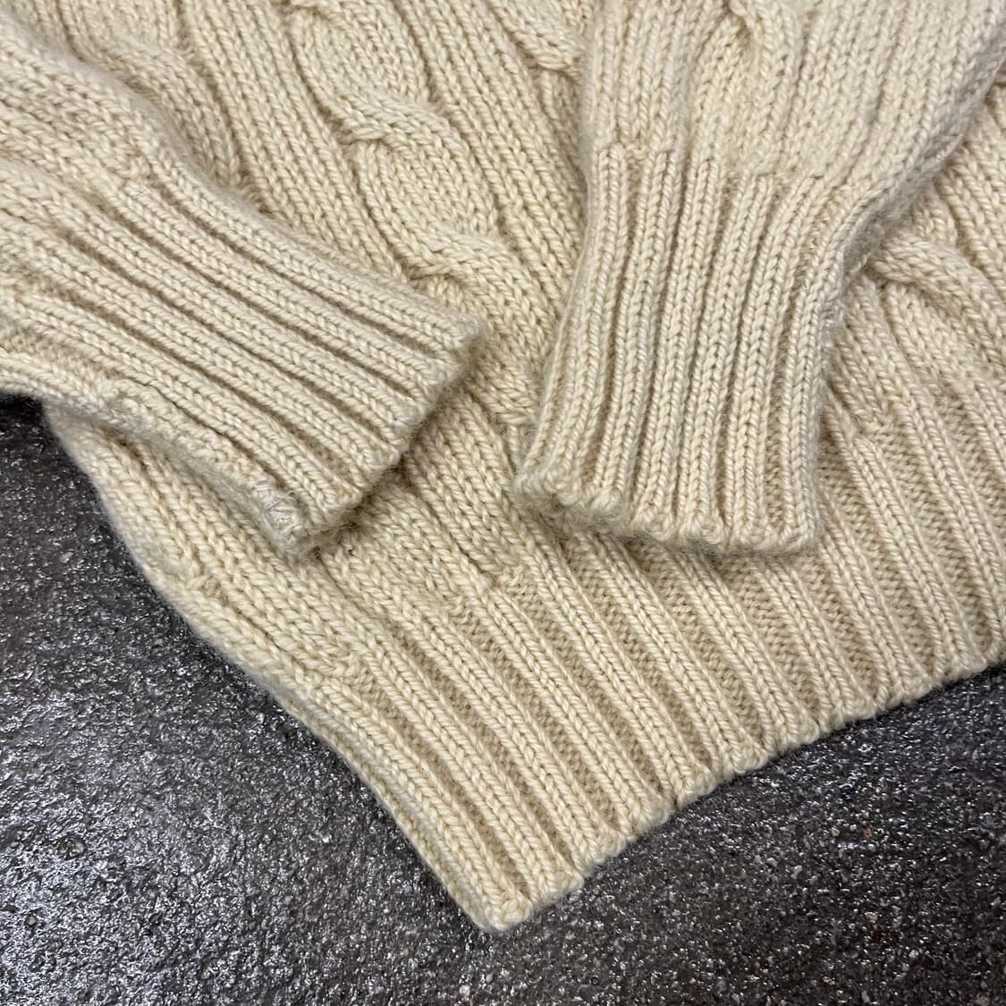 90s 폴로 헤비 울 니트 (105-110) 상품이미지5