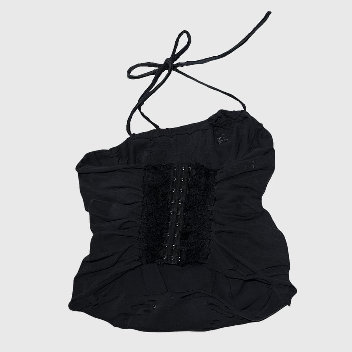  필파랑필블루 빈티지 펑크 홀터 슬리브리스 상품이미지3