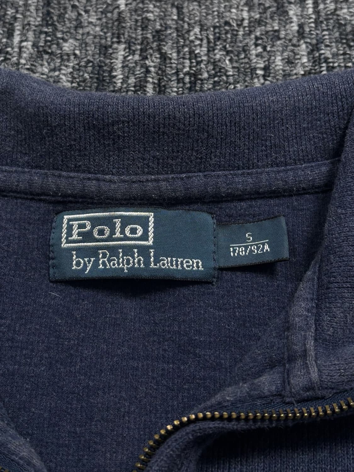 폴로 네이비 코튼 하프집업 상품이미지5