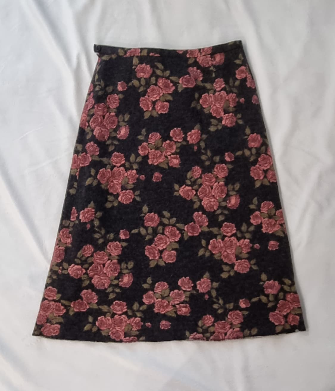 빈티지 오리엔탈 플라워 패턴 스커트 상품이미지1