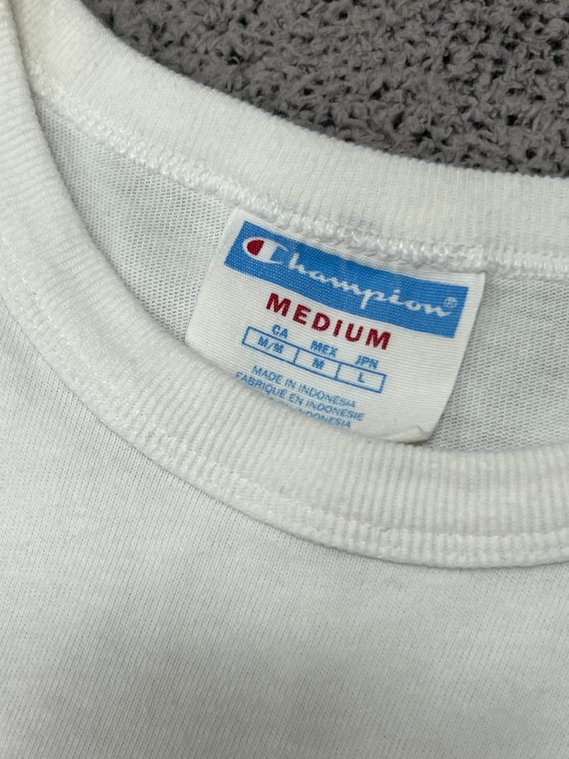 (M) 챔피온 자수로고 반팔 티 상품이미지3