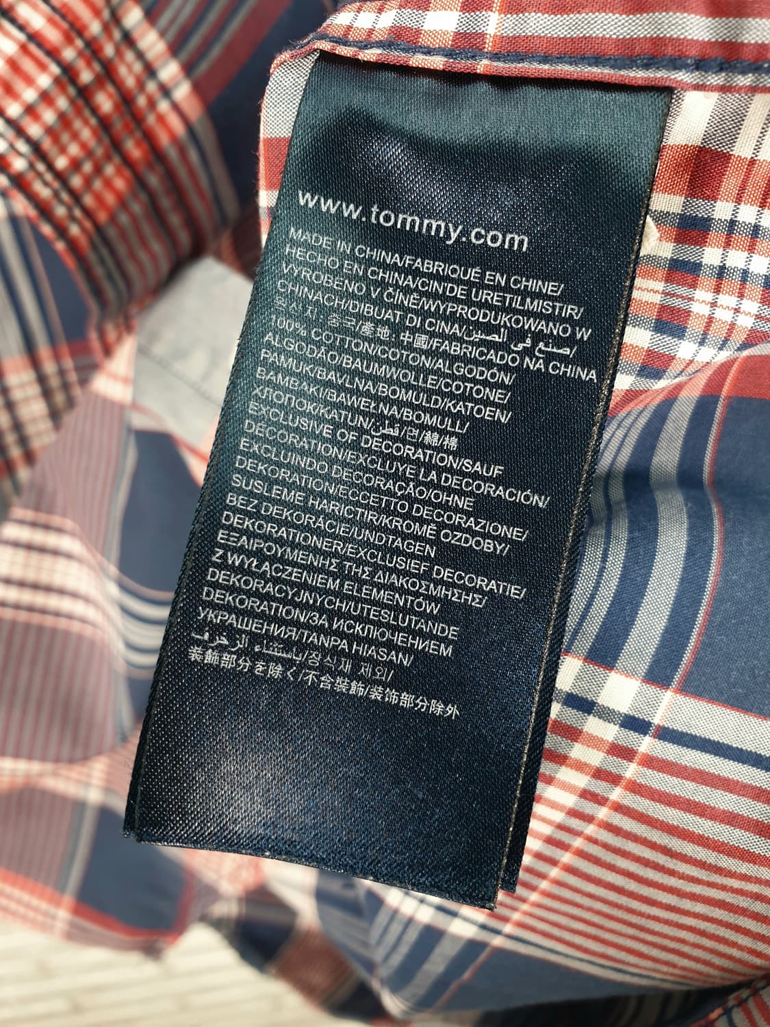 [95]타미힐피거 체크 셔츠 상품이미지4