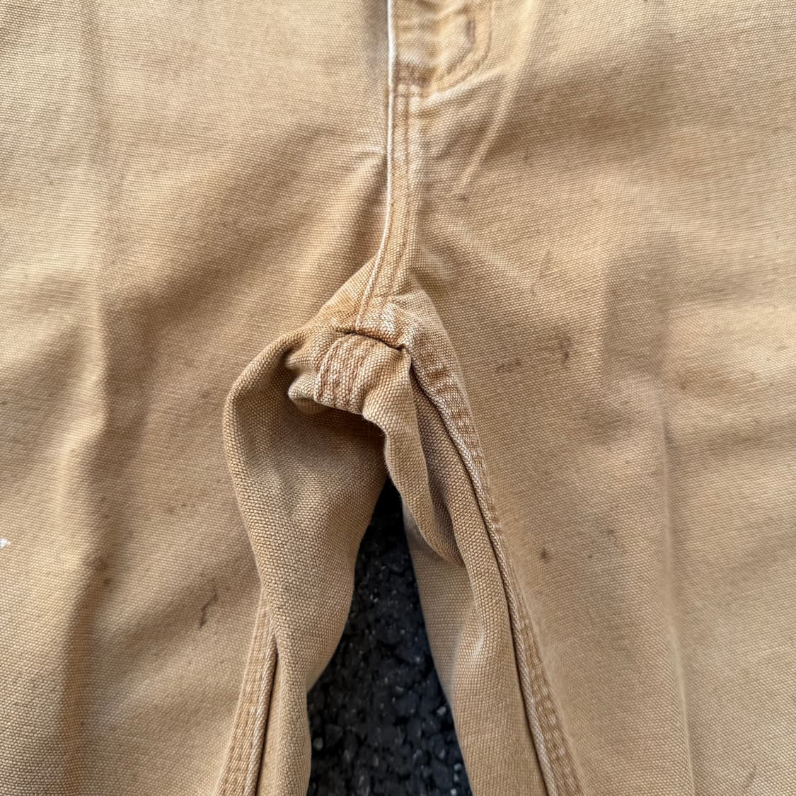 빈티지 칼하트 B11 BRN 싱글니 카펜터 팬츠 상품이미지4