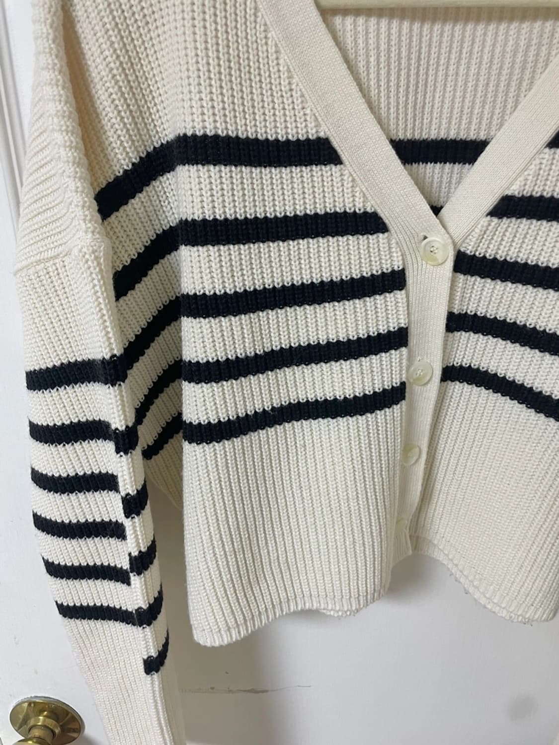 몰틴 도톰 니트 가디건 L~XL 상품이미지2