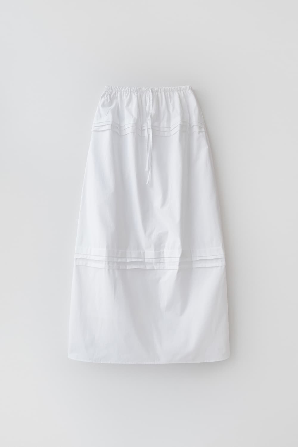Sunday Cotton Skirt (White) 상품이미지3