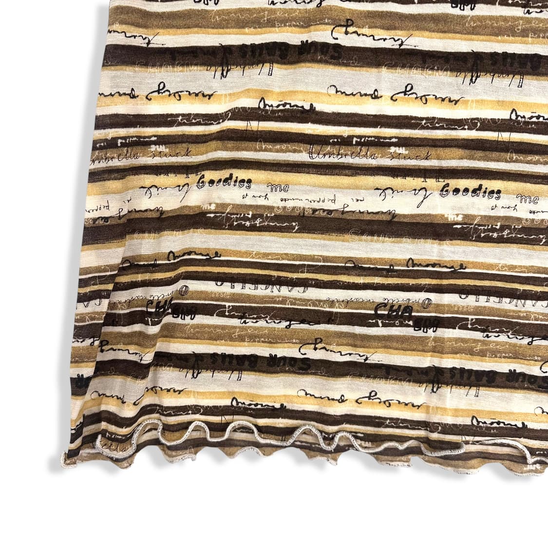 Grunge Lettering See Through T Shirt 상품이미지5