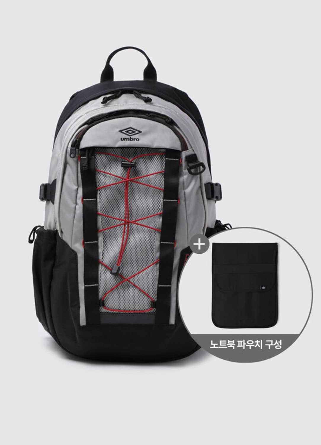 래쉬 백팩 (31L, 노트북 파우치 구성) / SILVER 상품이미지1