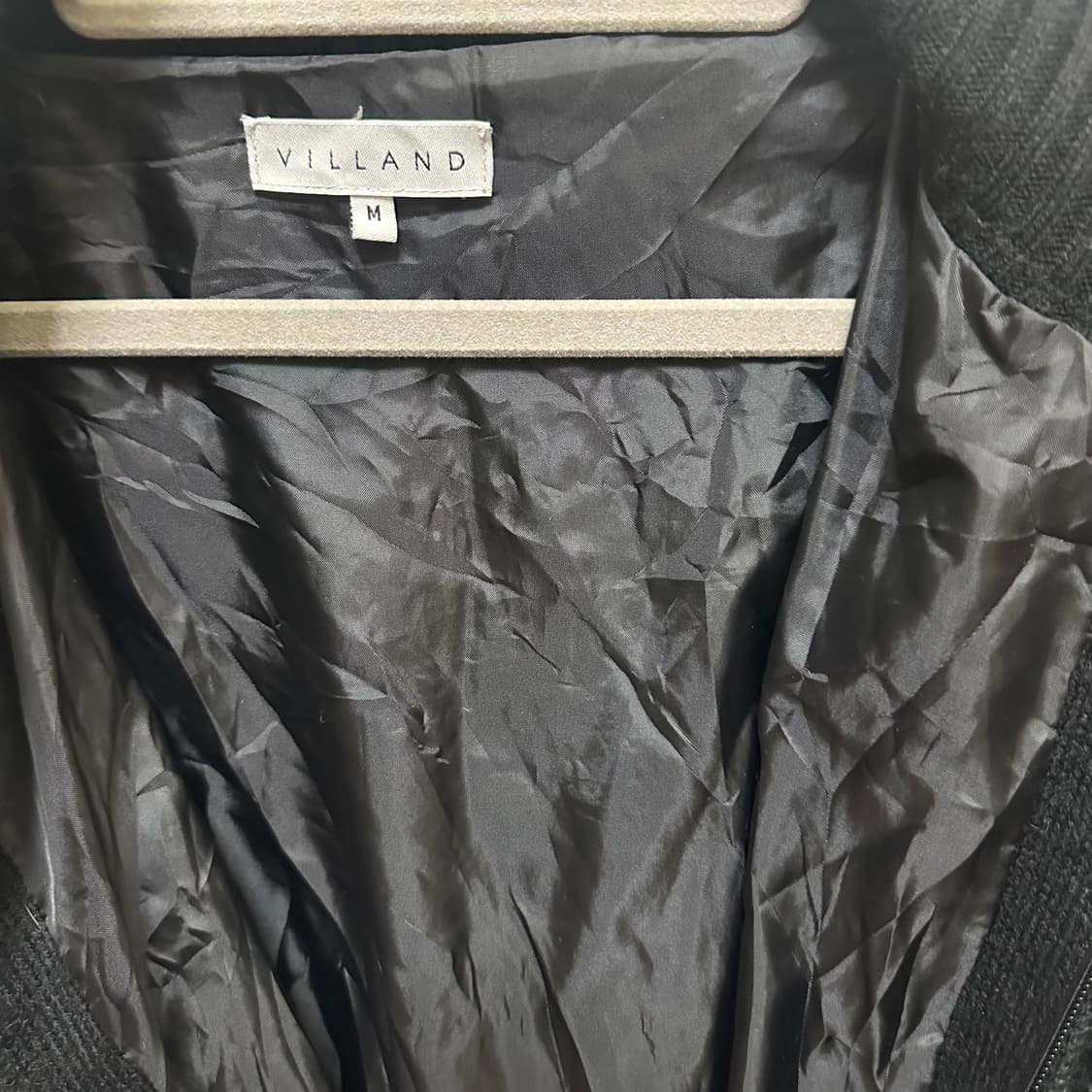 스트라이프 누빔 니트 집업 상품이미지2