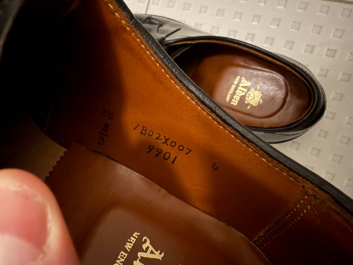 알든 코도반 플레인토 9901 7.5D 255-2600 상품이미지6