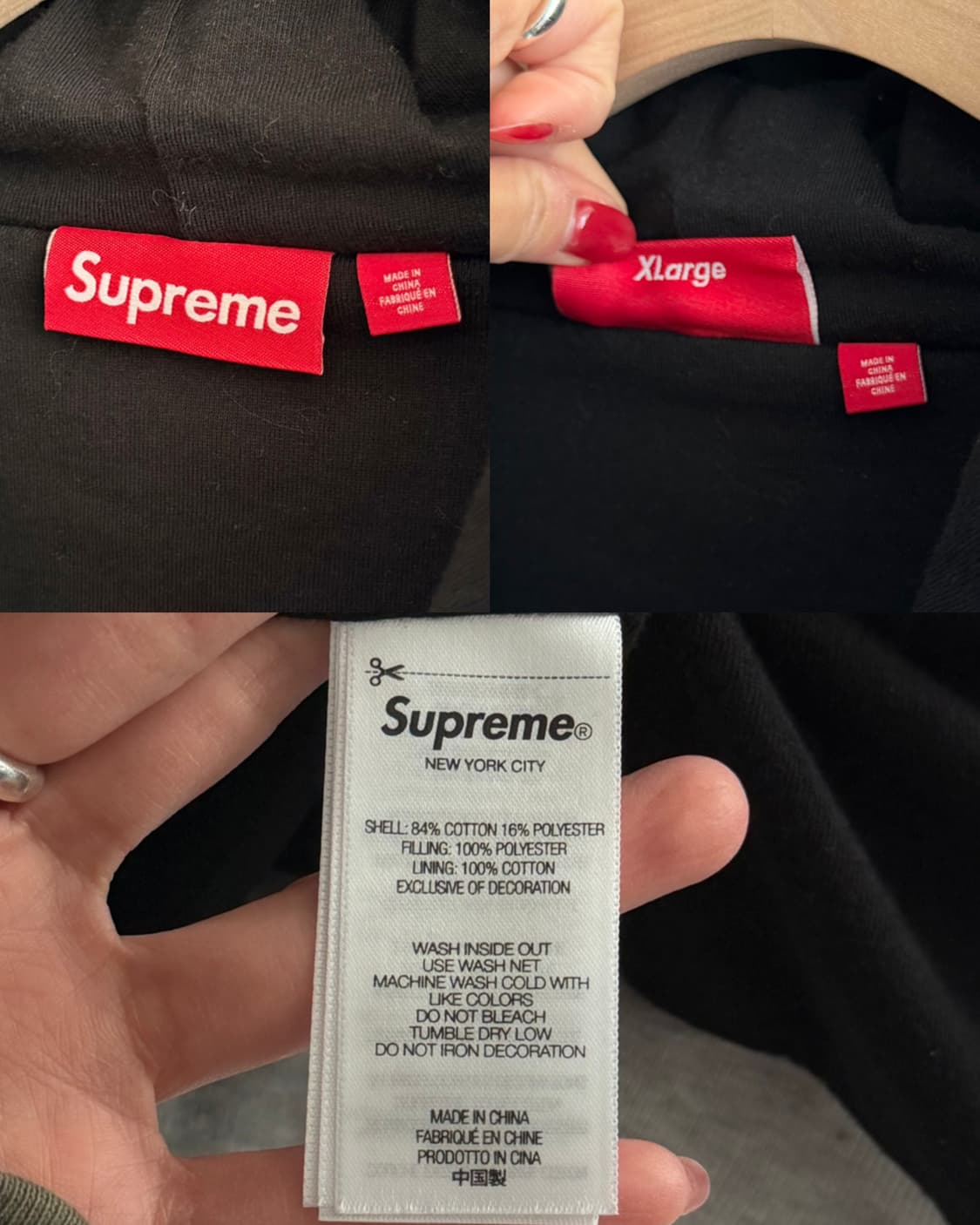 Supreme 슈프림 25FW 퀼티드 집업 후드 스웻셔츠 상품이미지9