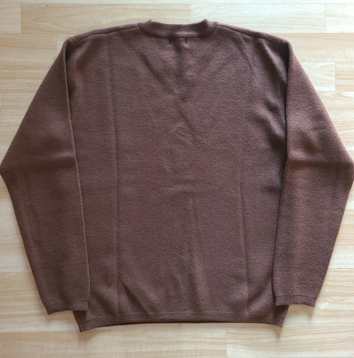 쿠어 탑필 캐시미어 라운드 니트 브라운 S 상품이미지2