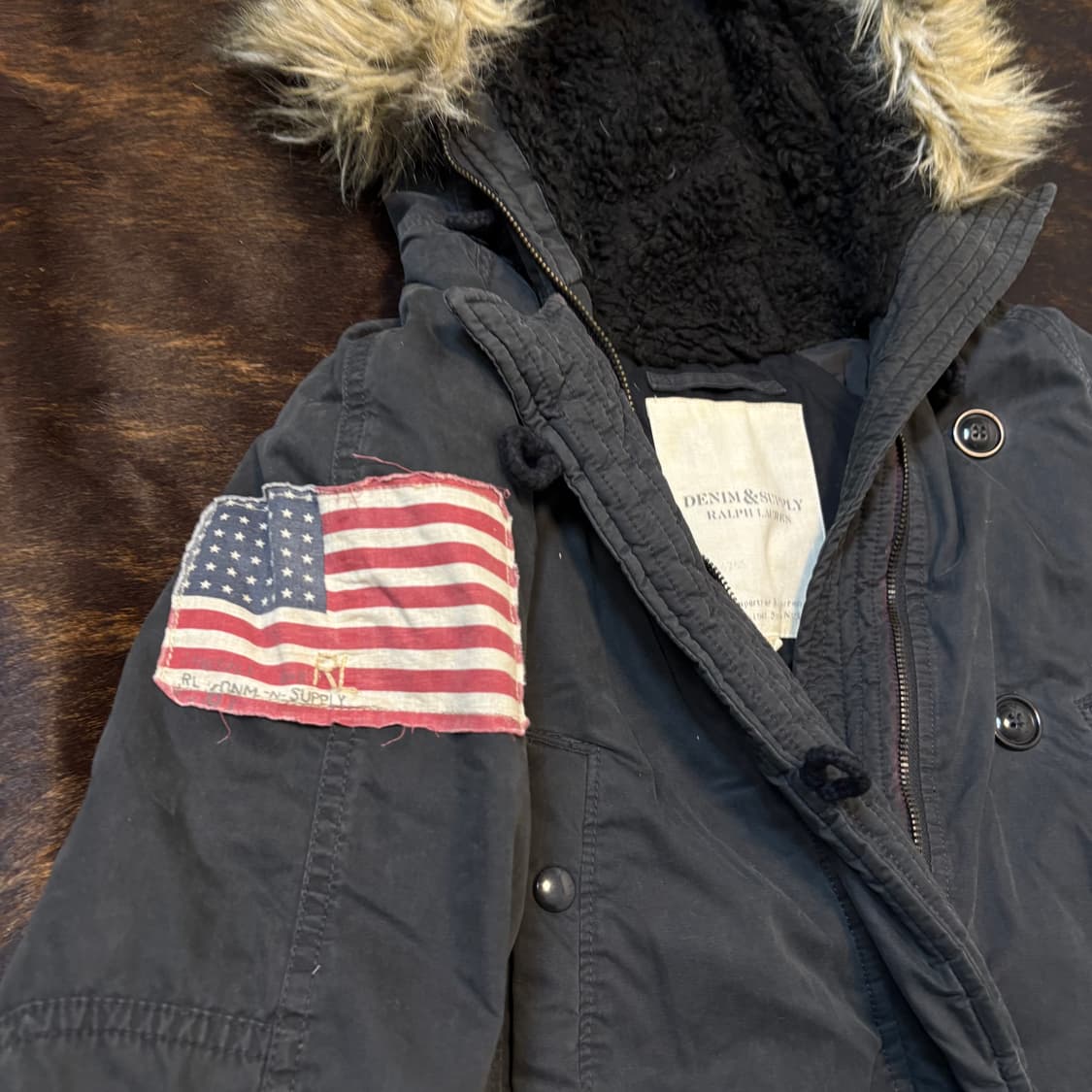 n3b 덕다운 성조기 파카 (급처) 상품이미지8