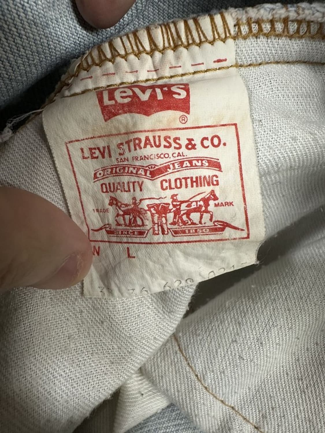 [W33L36] LEVI'S 리바이스629 90s 오렌지탭빈티지 상품이미지7
