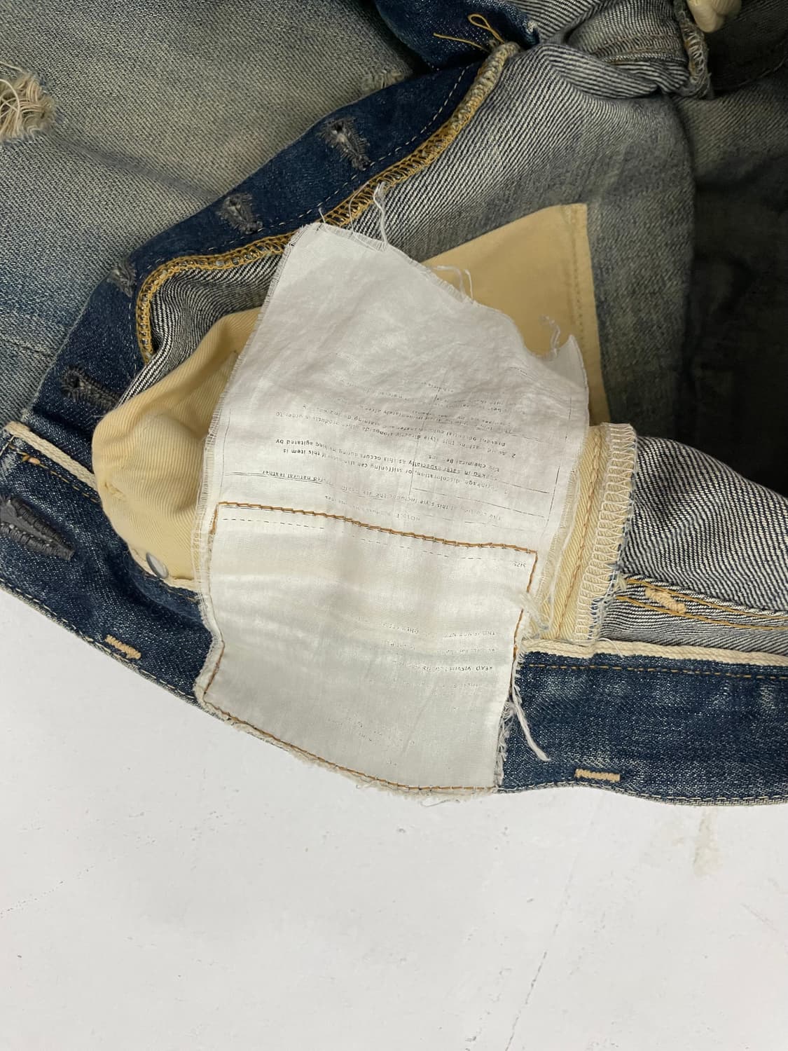 Visvim 00's fluxus distreessd 데님 상품이미지2