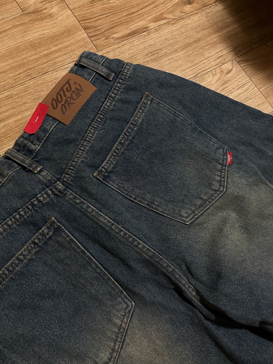 ootj 캣 데님 와이드 팬츠 상품이미지6