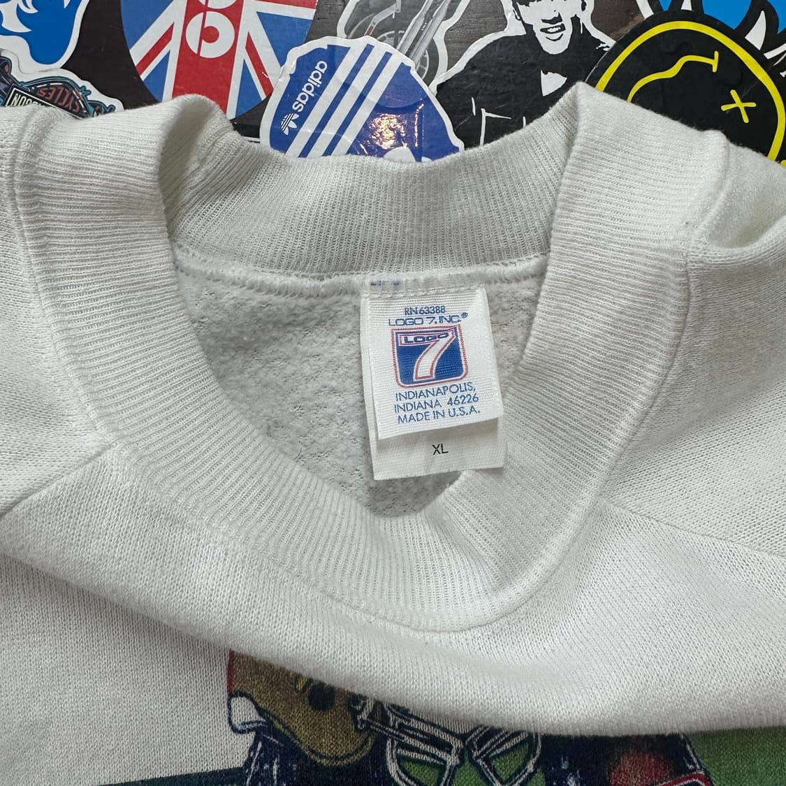 80s USA 로고7 버드와이저 빈티지 스웻셔츠 XL 상품이미지7