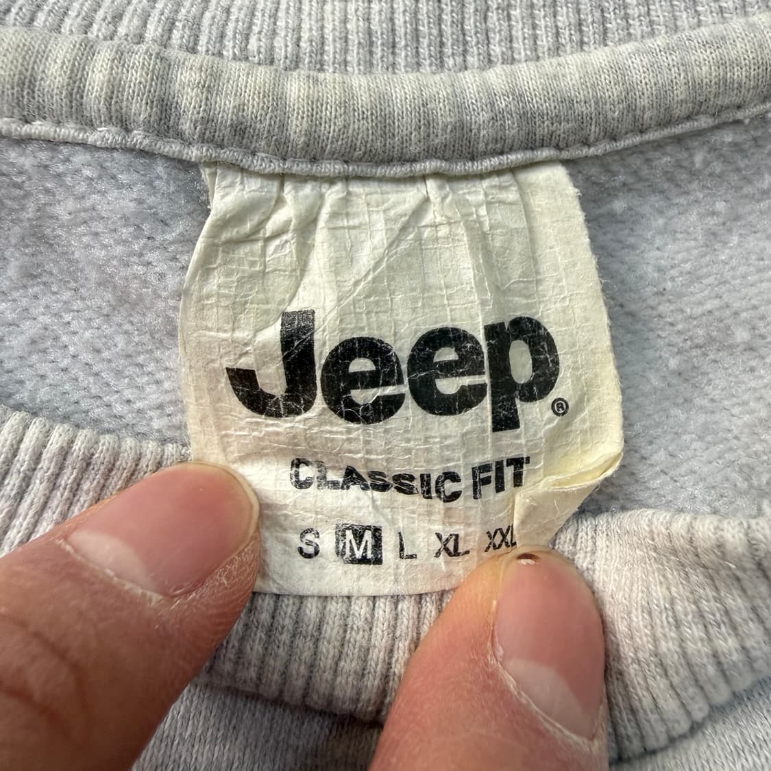 M 지프 클래식핏 맨투맨 0121T1 상품이미지4